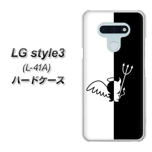 docomo LG style3 L-41A 高画質仕上げ 背面印刷 ハードケース【027 ハーフデビット】