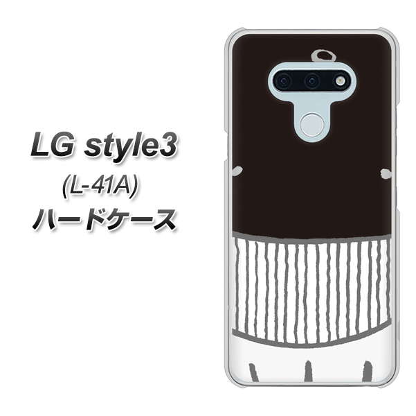 docomo LG style3 L-41A 高画質仕上げ 背面印刷 ハードケース【355 くじら】
