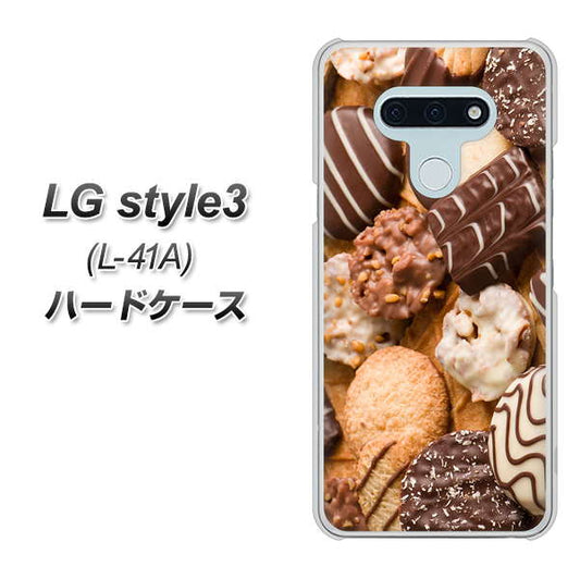 docomo LG style3 L-41A 高画質仕上げ 背面印刷 ハードケース【442 クッキー mix】