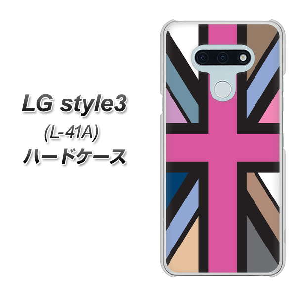 docomo LG style3 L-41A 高画質仕上げ 背面印刷 ハードケース【507 ユニオンジャック デスカラー】