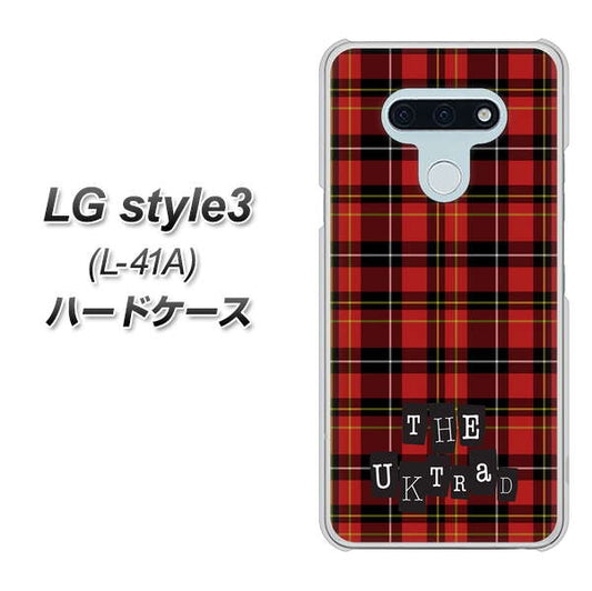 docomo LG style3 L-41A 高画質仕上げ 背面印刷 ハードケース【547 THEチェック】