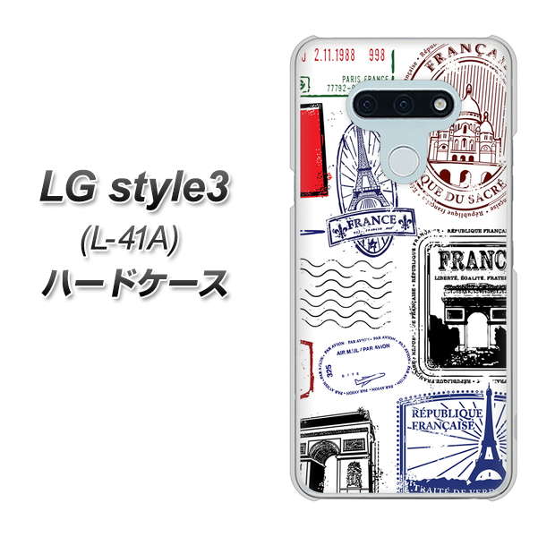 docomo LG style3 L-41A 高画質仕上げ 背面印刷 ハードケース【592 ＦＲＡＮＣＥ】