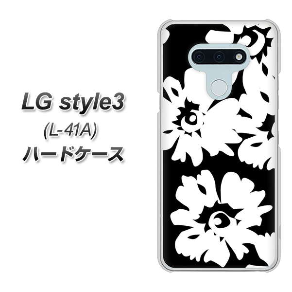 docomo LG style3 L-41A 高画質仕上げ 背面印刷 ハードケース【1215 モダンフラワー】