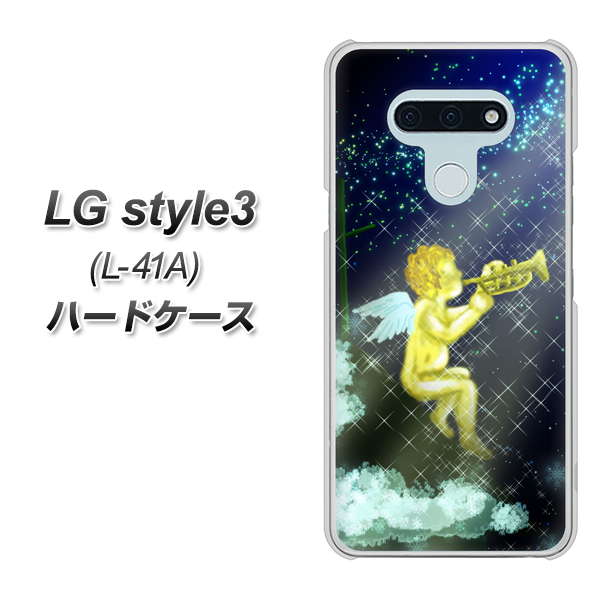 docomo LG style3 L-41A 高画質仕上げ 背面印刷 ハードケース【1248 天使の演奏】