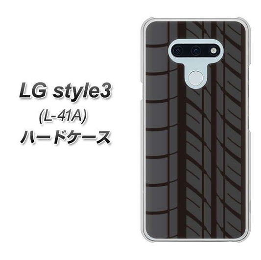 docomo LG style3 L-41A 高画質仕上げ 背面印刷 ハードケース【IB931 タイヤ】