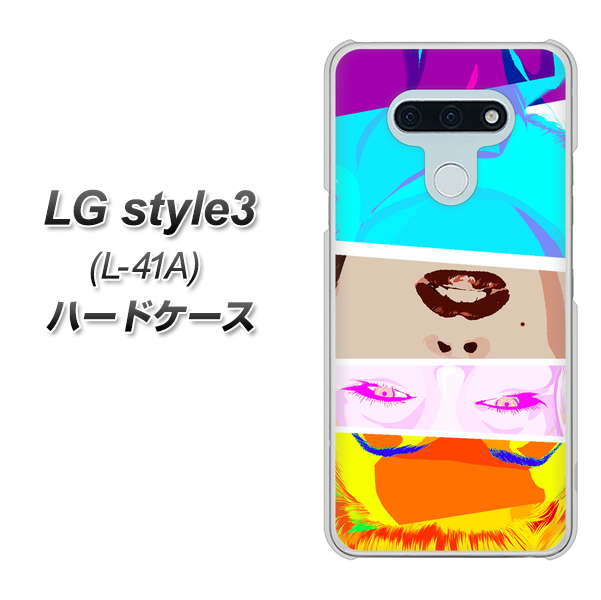 docomo LG style3 L-41A 高画質仕上げ 背面印刷 ハードケース【YJ211 マリリンモンローデザイン（D）】