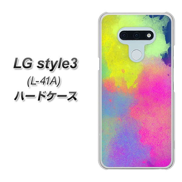 docomo LG style3 L-41A 高画質仕上げ 背面印刷 ハードケース【YJ294 デザイン色彩】