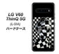 docomo LG V60 ThinQ 5G L-51A 高画質仕上げ 背面印刷 ハードケース【357 bk&wh】