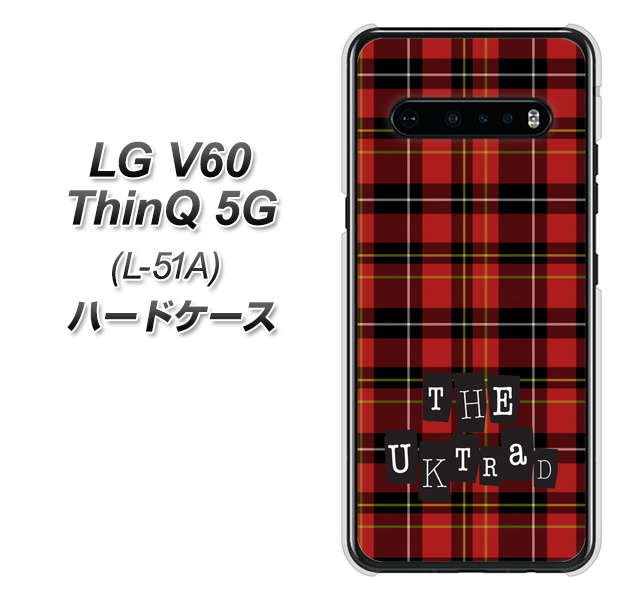 docomo LG V60 ThinQ 5G L-51A 高画質仕上げ 背面印刷 ハードケース【547 THEチェック】