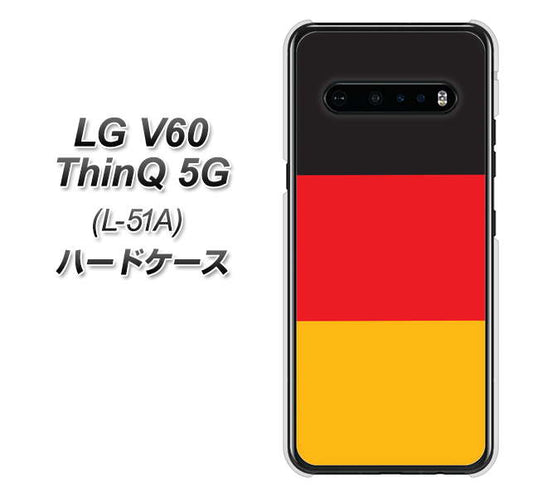 docomo LG V60 ThinQ 5G L-51A 高画質仕上げ 背面印刷 ハードケース【675 ドイツ】