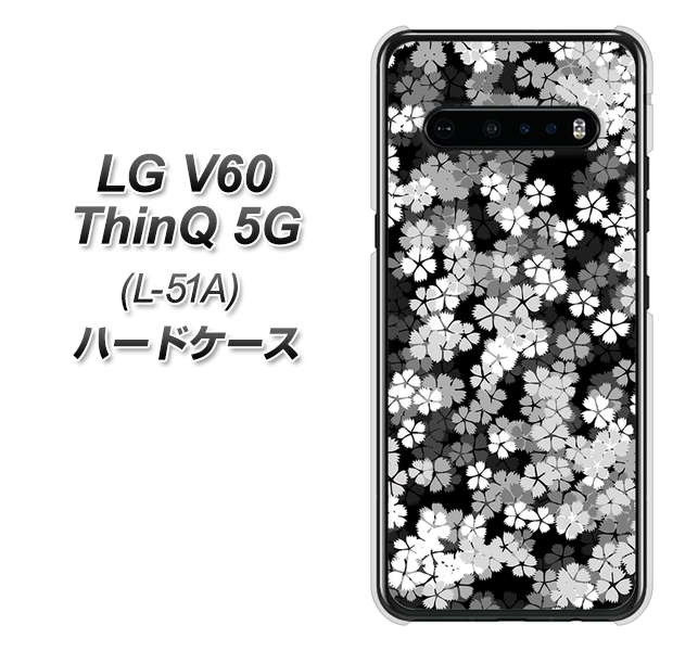 docomo LG V60 ThinQ 5G L-51A 高画質仕上げ 背面印刷 ハードケース【1332 夜桜】