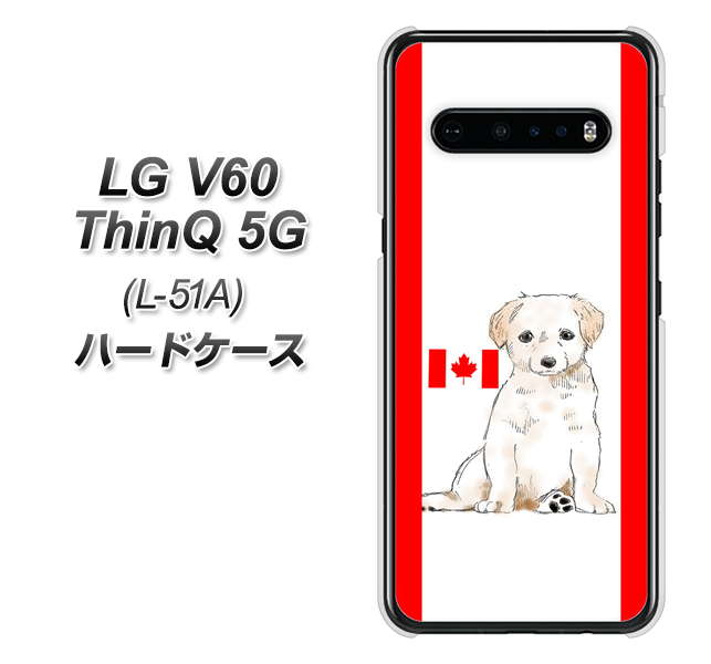 docomo LG V60 ThinQ 5G L-51A 高画質仕上げ 背面印刷 ハードケース【YD824 ラブラドールレトリバー05】