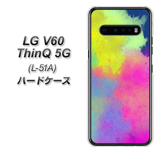 docomo LG V60 ThinQ 5G L-51A 高画質仕上げ 背面印刷 ハードケース【YJ294 デザイン色彩】