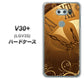 au イサイ V30+ LGV35 高画質仕上げ 背面印刷 ハードケース【185 時を刻む針】
