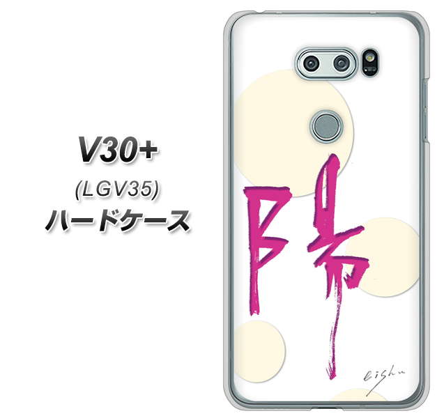 au イサイ V30+ LGV35 高画質仕上げ 背面印刷 ハードケース【OE833 陽】