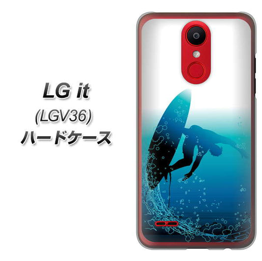 au エルジー イット LGV36 高画質仕上げ 背面印刷 ハードケース【416 カットバック】
