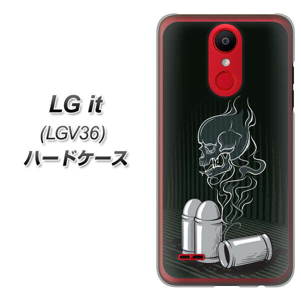 au エルジー イット LGV36 高画質仕上げ 背面印刷 ハードケース【481 弾丸】