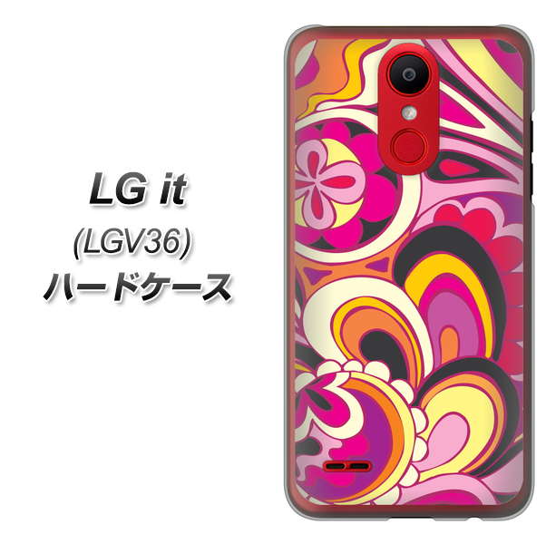 au エルジー イット LGV36 高画質仕上げ 背面印刷 ハードケース【586 ブローアップカラー】