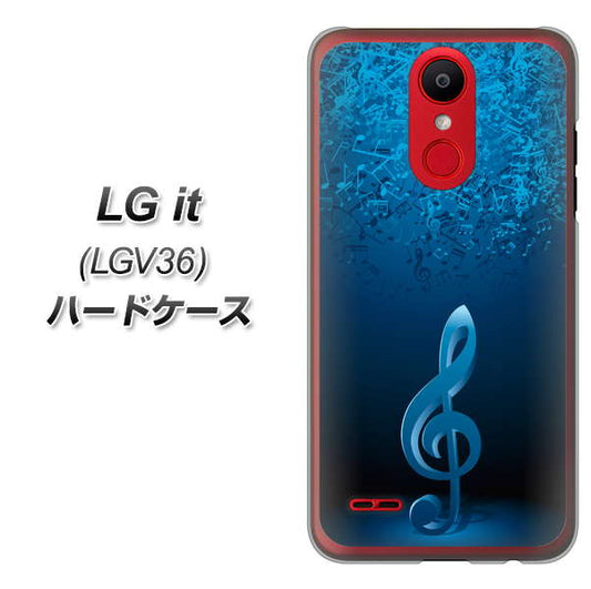 au エルジー イット LGV36 高画質仕上げ 背面印刷 ハードケース【588 オーケストラ】