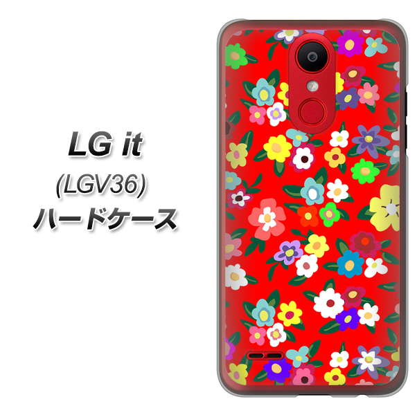 au エルジー イット LGV36 高画質仕上げ 背面印刷 ハードケース【780 リバティプリントRD】