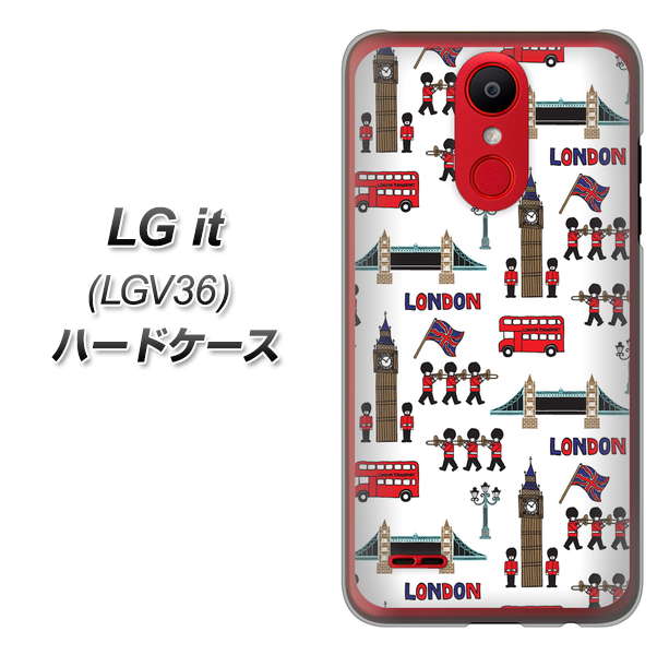 au エルジー イット LGV36 高画質仕上げ 背面印刷 ハードケース【EK811 ロンドンの街】