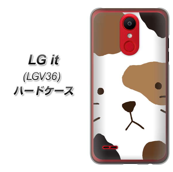 au エルジー イット LGV36 高画質仕上げ 背面印刷 ハードケース【IA801 みけ】