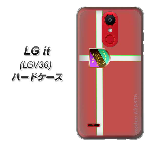 au エルジー イット LGV36 高画質仕上げ 背面印刷 ハードケース【YC934 アバルト05】