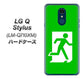 LG Q Stylus LM-Q710XM 高画質仕上げ 背面印刷 ハードケース【163 非常口】