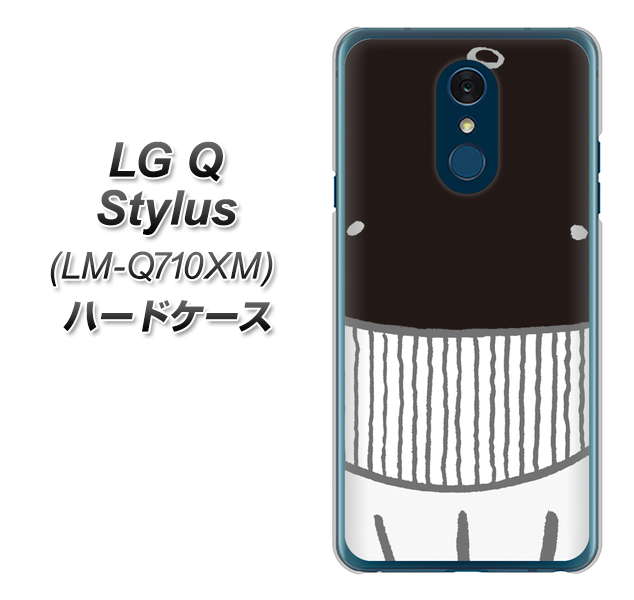 LG Q Stylus LM-Q710XM 高画質仕上げ 背面印刷 ハードケース【355 くじら】