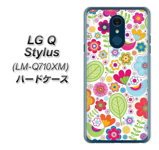 LG Q Stylus LM-Q710XM 高画質仕上げ 背面印刷 ハードケース【477 幸せな絵】