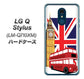 LG Q Stylus LM-Q710XM 高画質仕上げ 背面印刷 ハードケース【573 イギリス】