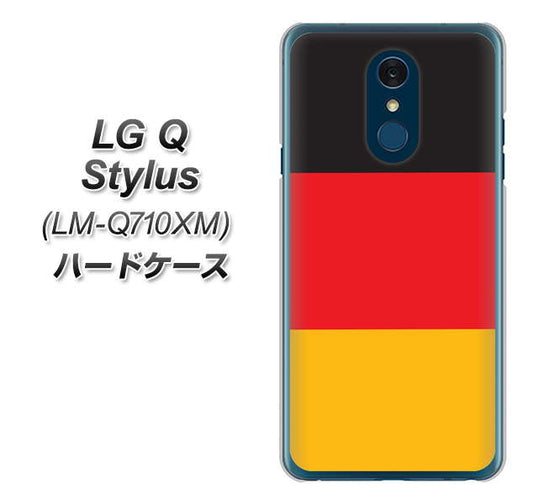 LG Q Stylus LM-Q710XM 高画質仕上げ 背面印刷 ハードケース【675 ドイツ】