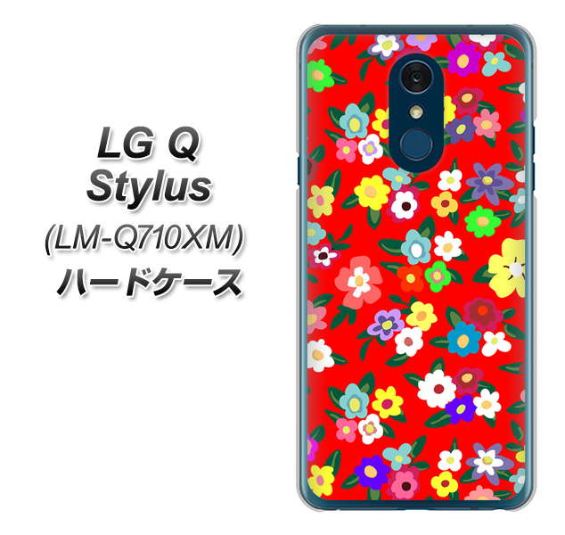 LG Q Stylus LM-Q710XM 高画質仕上げ 背面印刷 ハードケース【780 リバティプリントRD】
