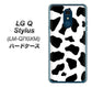 LG Q Stylus LM-Q710XM 高画質仕上げ 背面印刷 ハードケース【1070 ダルメシアン（WH）】