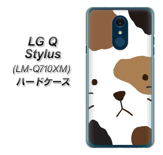 LG Q Stylus LM-Q710XM 高画質仕上げ 背面印刷 ハードケース【IA801 みけ】