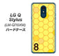 LG Q Stylus LM-Q710XM 高画質仕上げ 背面印刷 ハードケース【IB913  はちの巣】