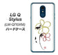 LG Q Stylus LM-Q710XM 高画質仕上げ 背面印刷 ハードケース【OE800 flower】