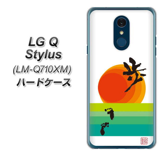LG Q Stylus LM-Q710XM 高画質仕上げ 背面印刷 ハードケース【OE809 歩ム】