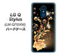 LG Q Stylus LM-Q710XM 高画質仕上げ 背面印刷 ハードケース【VA823 気高きバラ】
