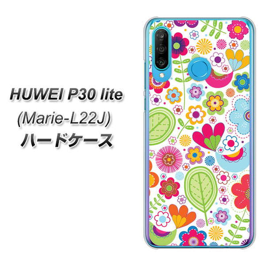 simフリー HUAWEI（ファーウェイ） P30 lite Marie-L22J 高画質仕上げ 背面印刷 ハードケース【477 幸せな絵】