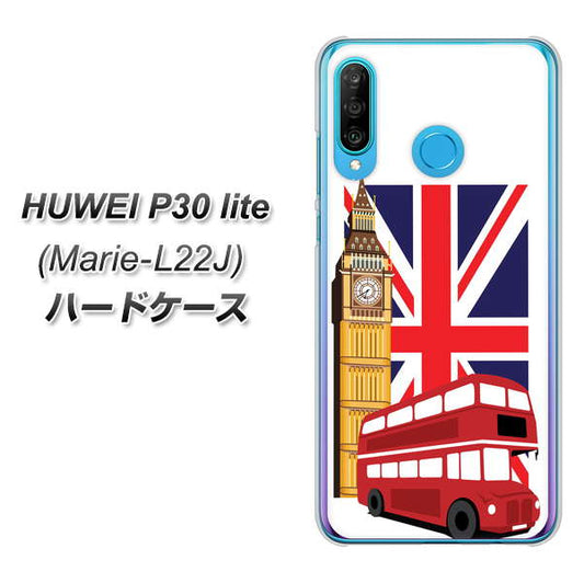 simフリー HUAWEI（ファーウェイ） P30 lite Marie-L22J 高画質仕上げ 背面印刷 ハードケース【573 イギリス】
