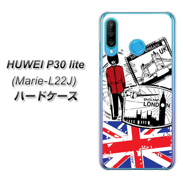 simフリー HUAWEI（ファーウェイ） P30 lite Marie-L22J 高画質仕上げ 背面印刷 ハードケース【574 ＬＯＮＤＯＮ】