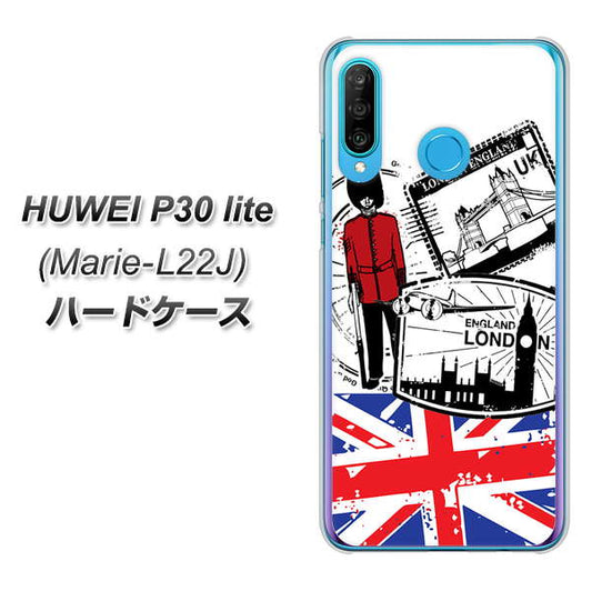 simフリー HUAWEI（ファーウェイ） P30 lite Marie-L22J 高画質仕上げ 背面印刷 ハードケース【574 ＬＯＮＤＯＮ】