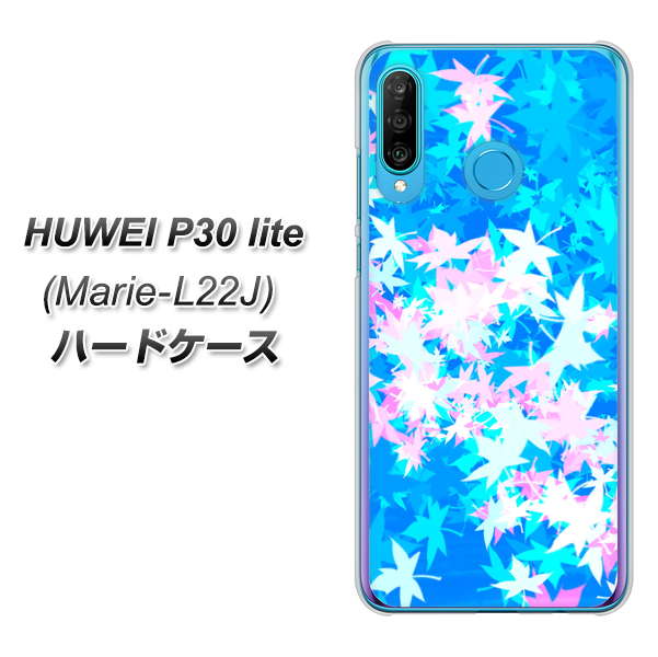 simフリー HUAWEI（ファーウェイ） P30 lite Marie-L22J 高画質仕上げ 背面印刷 ハードケース【YJ290 デザインもみじ】