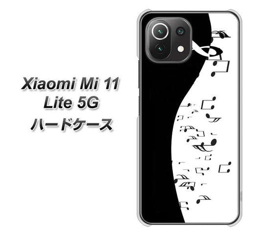 Xiaomi（シャオミ）Mi 11 Lite 5G 高画質仕上げ 背面印刷 ハードケース【114 モノトーンのリズム】