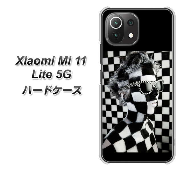 Xiaomi（シャオミ）Mi 11 Lite 5G 高画質仕上げ 背面印刷 ハードケース【357 bk&wh】