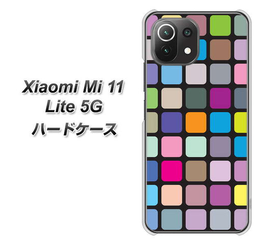 Xiaomi（シャオミ）Mi 11 Lite 5G 高画質仕上げ 背面印刷 ハードケース【509 カラースクエア】