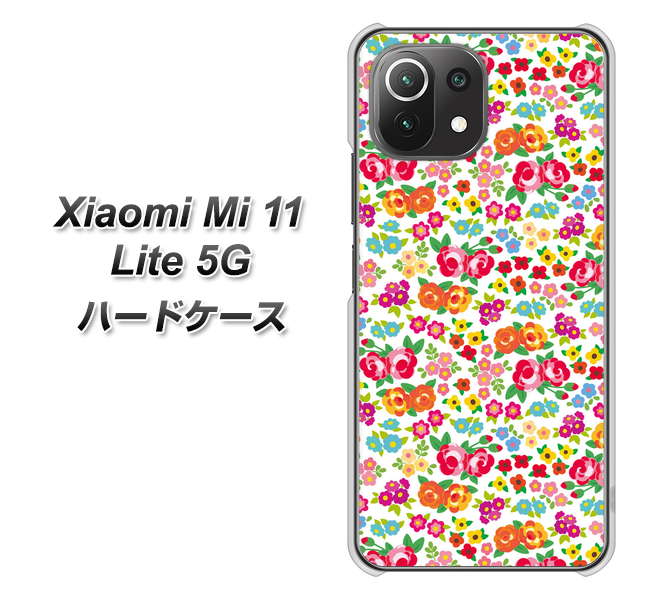 Xiaomi（シャオミ）Mi 11 Lite 5G 高画質仕上げ 背面印刷 ハードケース【777 マイクロリバティプリントWH】