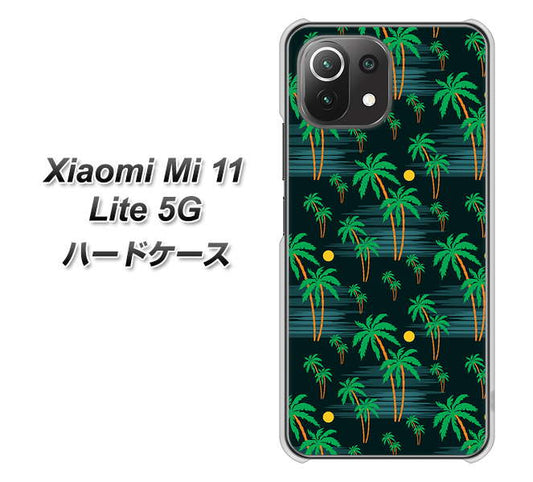 Xiaomi（シャオミ）Mi 11 Lite 5G 高画質仕上げ 背面印刷 ハードケース【1315 月夜とヤシ】
