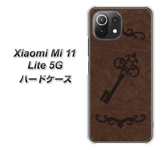 Xiaomi（シャオミ）Mi 11 Lite 5G 高画質仕上げ 背面印刷 ハードケース【EK824  レザー風アンティークキー】